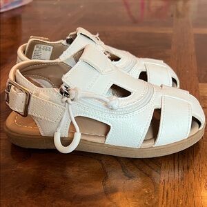 VGUC toddler 12 Billy footwear white sandal adaptive
